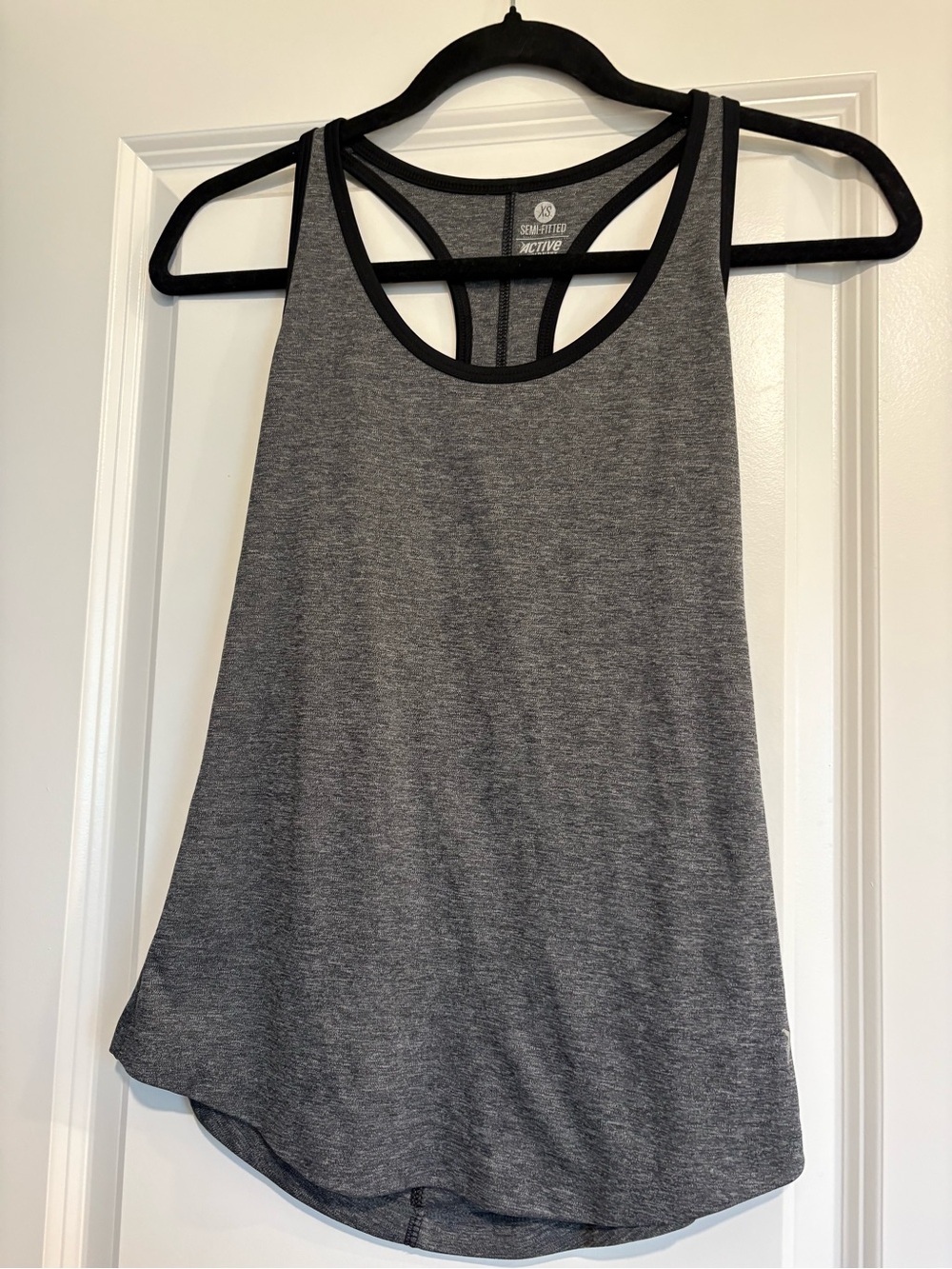 Old Navy Gray Tank with Black Trim